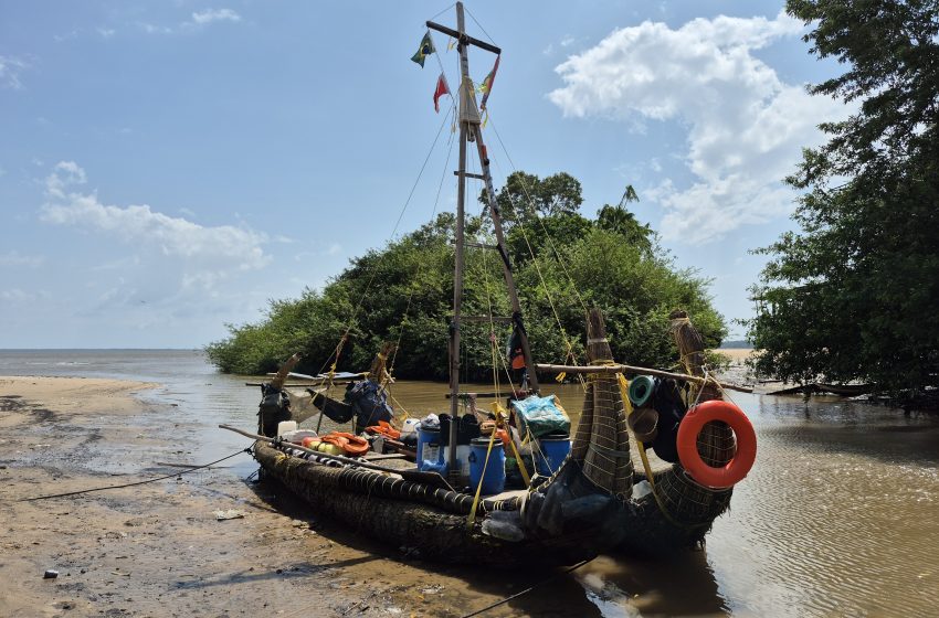  Franceses encerram expedição de três meses pela Amazônia com chegada ao Amapá; VÍDEO