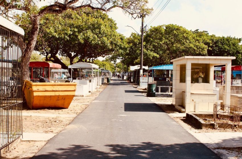  Cemitérios de Macapá recebem limpeza e revitalização para o Dia de Finados