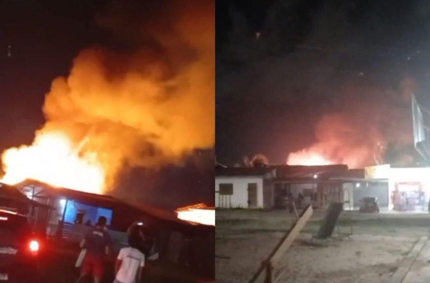  Incêndio destrói casa e deixa sete pessoas desabrigadas em Macapá