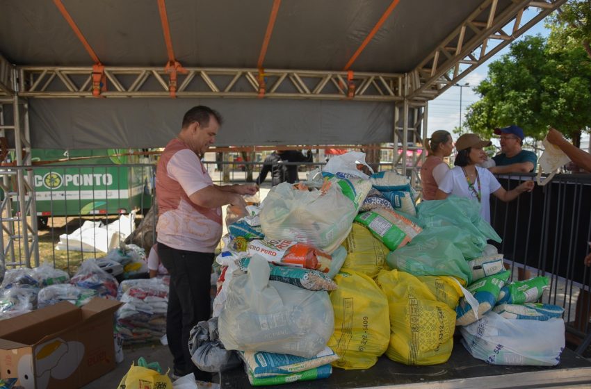  Fundação Rede Amazônica arrecada 4 toneladas de alimentos durante o Círio na Rede em Macapá